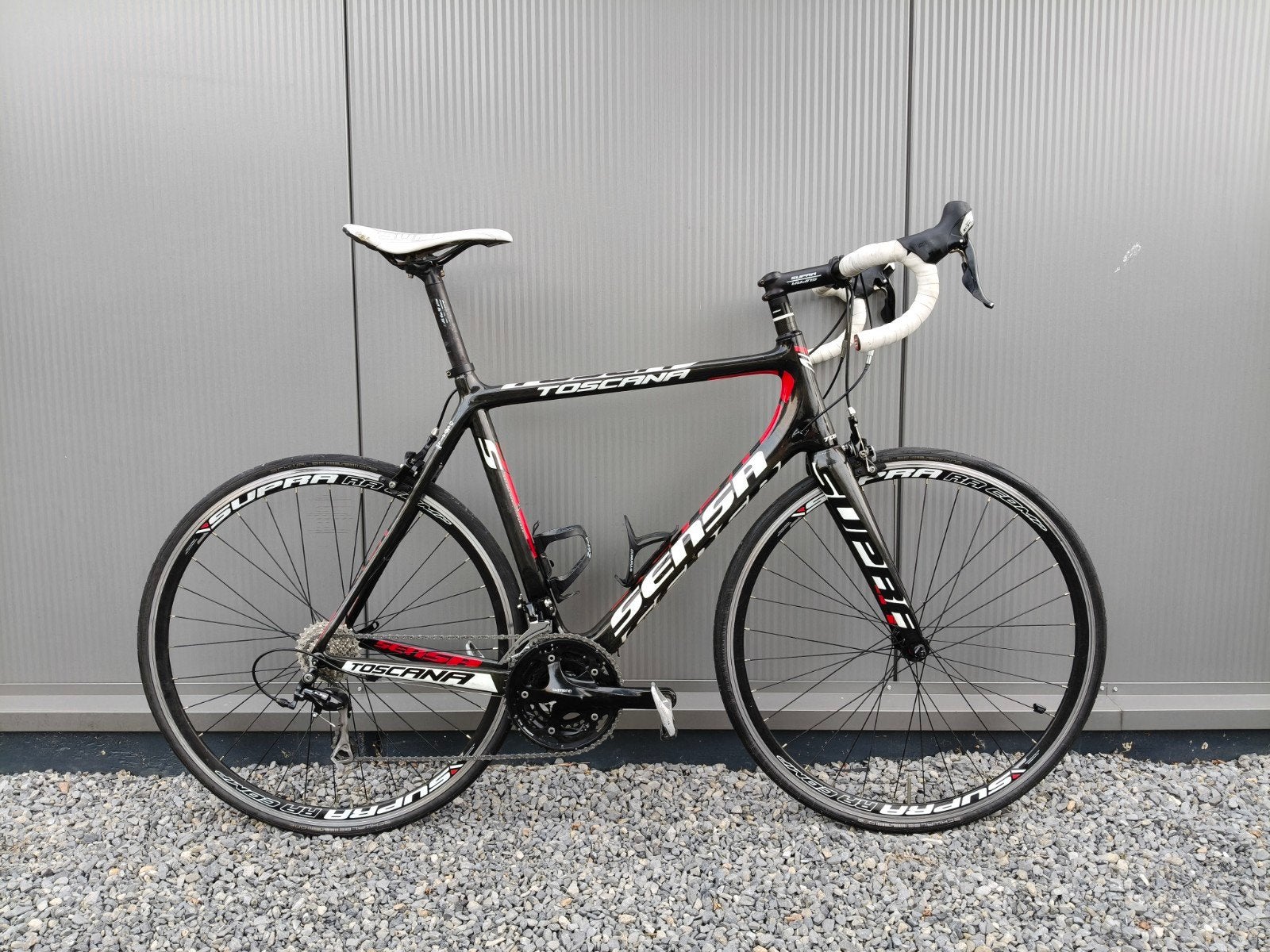 Sensa Toscana racefiets. 58cm carbon frame. Shimano 105., 28 inch, Gebruikt, Carbon, 57 tot 61 cm