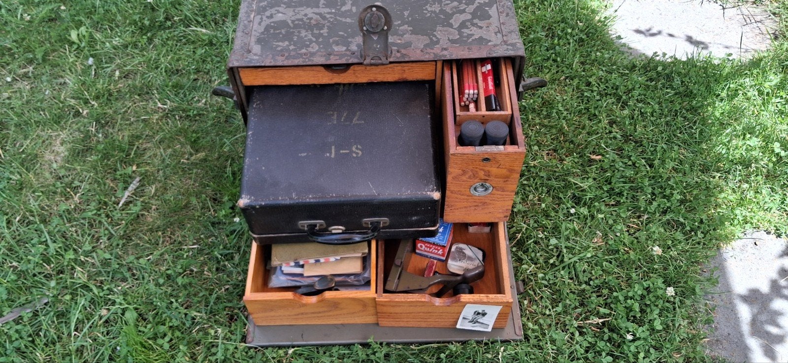 US WW2 field desk, Verzamelen, Militaria | Tweede Wereldoorlog, Ophalen, Amerika