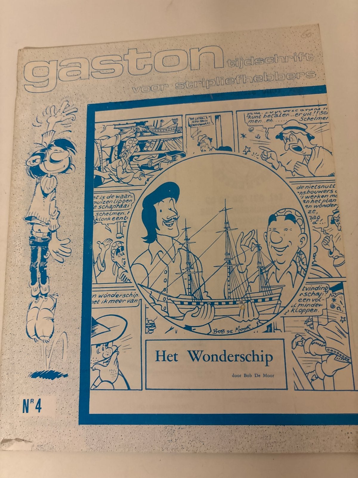 Gaston Tijdschrift voor Stripliefhebbers Nr. 4 (1976), Eén stripboek, Ophalen of Verzenden, Gelezen