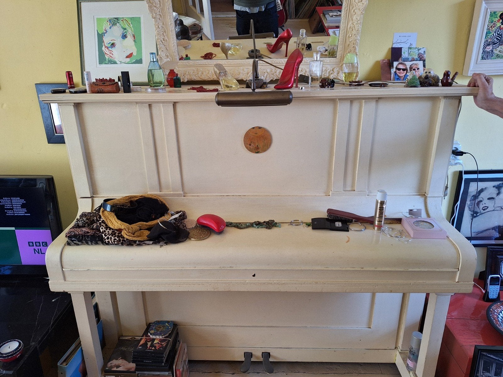piano, Muziek en Instrumenten, Ophalen, Wit