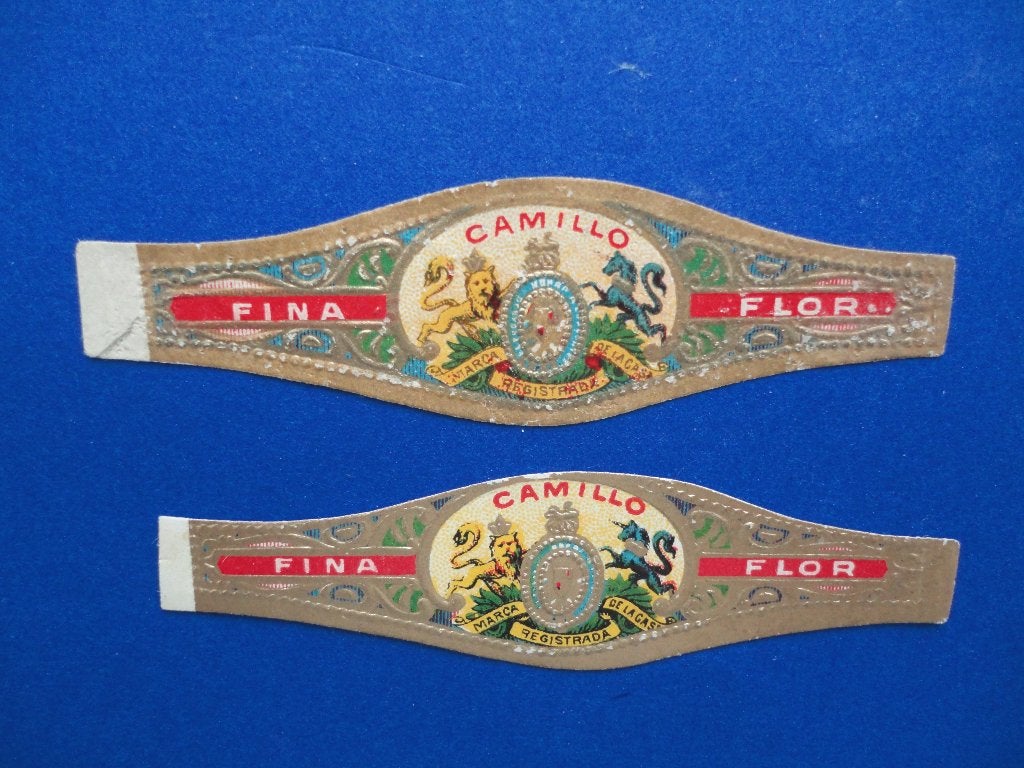 sigarenbandjes 89= 2st, Verzamelen, Ophalen of Verzenden, Gebruikt, Sigarenbandjes