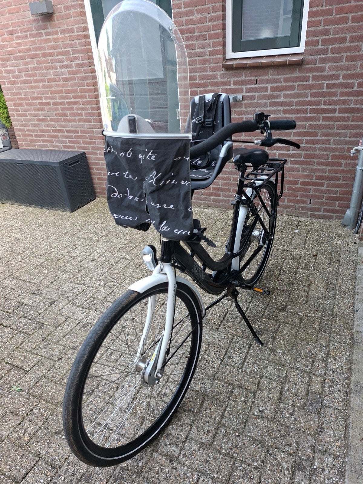 BSP fiets 57 cm met lage instap en kinderzitje, Versnellingen, Ophalen, Overige merken, 53 tot 56 cm