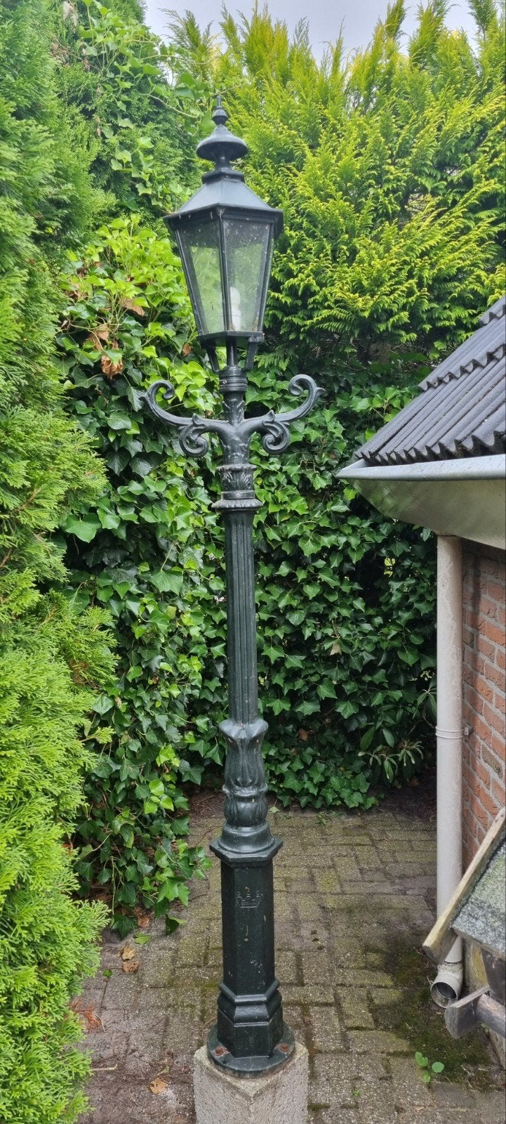 Lantaarnpaal - Crown - 200 cm - Aluminium, Ophalen