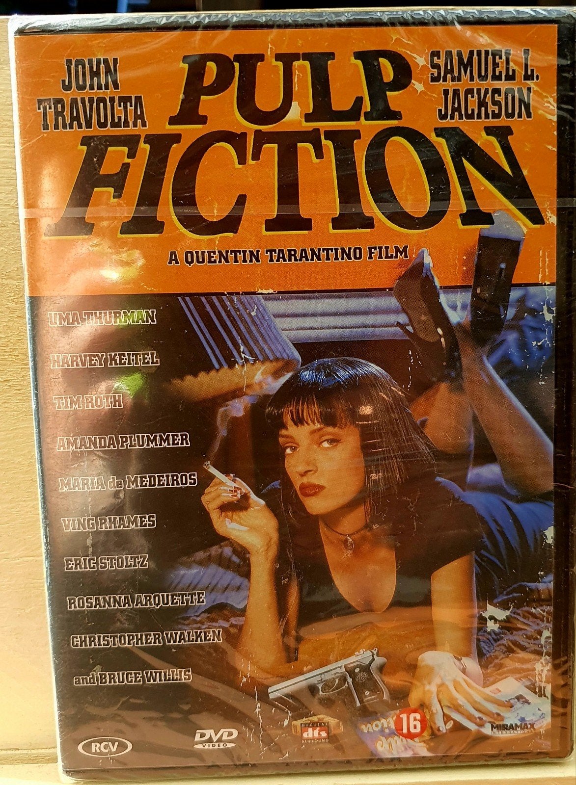 Pulp Fiction DVD - Nieuw in Seal - Quentin Tarantino, Vanaf 16 jaar, Ophalen of Verzenden, Nieuw in verpakking, Actiethriller