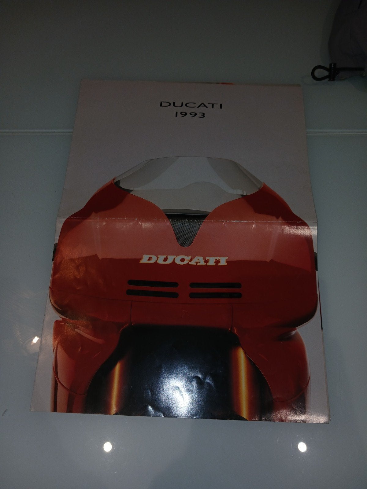 Ducati motor folder 1993 - Goede staat, Boeken, Ophalen of Verzenden