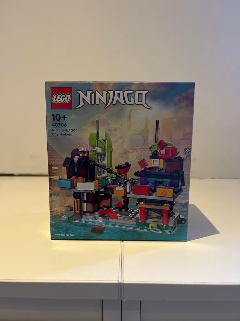 LEGO 40706 Micro NINJAGO City Markets - Nieuw & Sealed, Lego, Nieuw, Ophalen of Verzenden, Inclusief doos