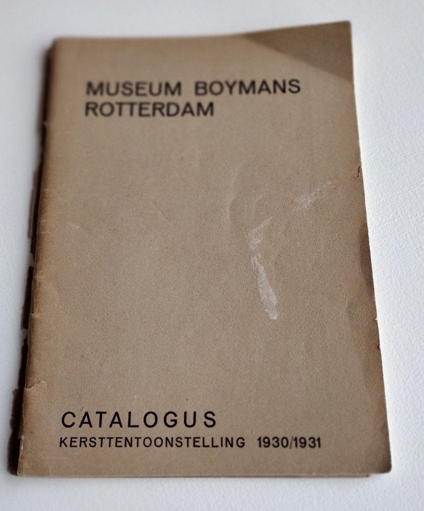 Museum Boymans Rotterdam – Catalogus 1930/1931, Ophalen of Verzenden, Gelezen