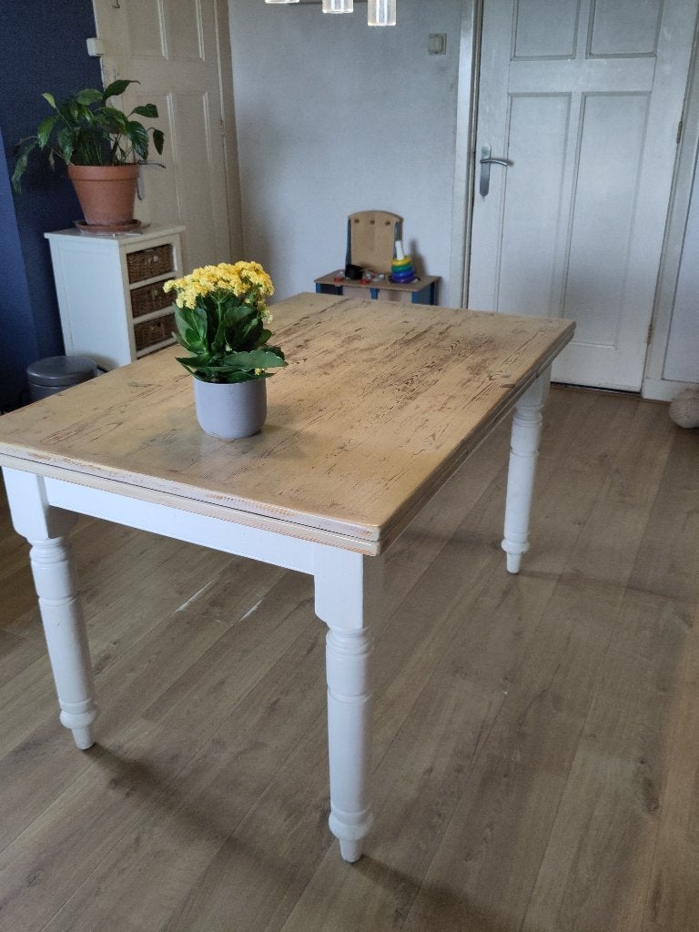 eetkamertafel, Ophalen, Gebruikt, 200 cm of meer, 50 tot 100 cm