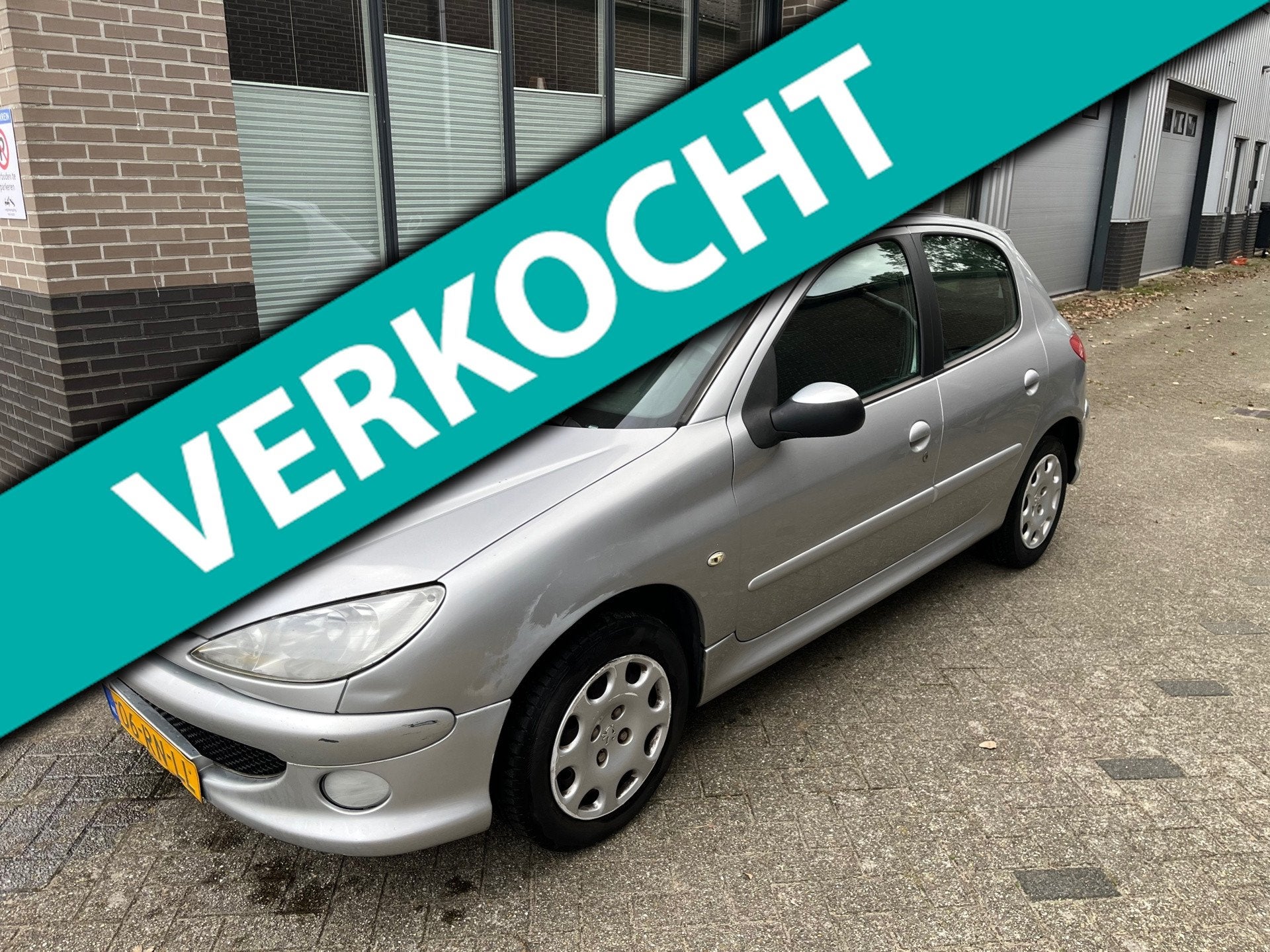 Peugeot 206 1.4 Air-line 2! Airco! 219 DKM NAP! Nette auto!, Voorwielaandrijving, Stof, 31 €/maand, 4 cilinders