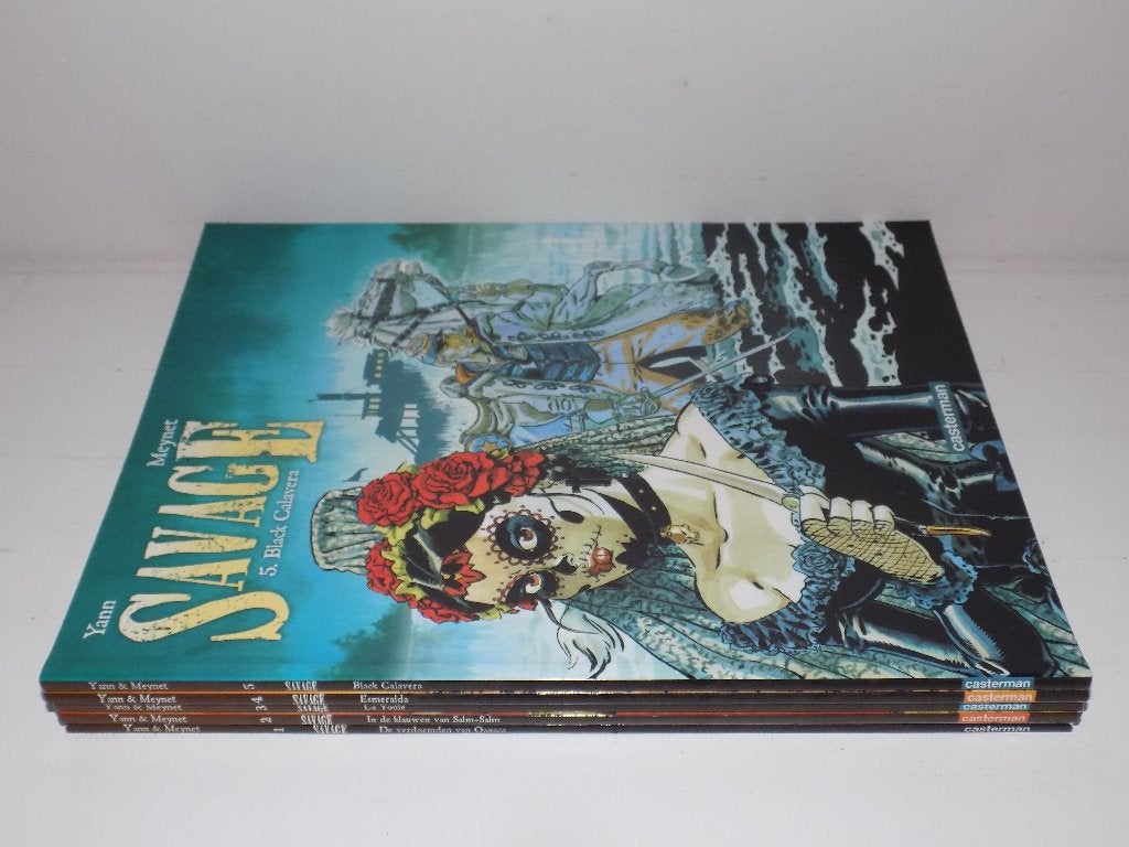 Savage ~ Complete serie 1 t/m 5, Complete serie of reeks, Ophalen of Verzenden, Zo goed als nieuw