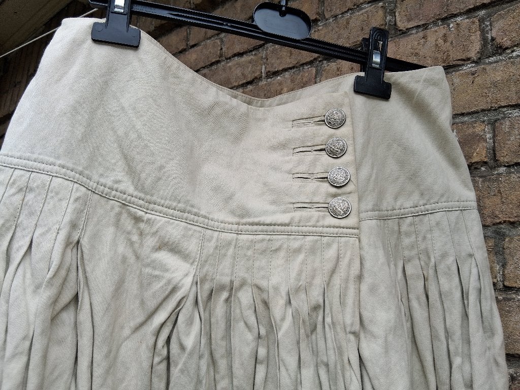 Pauw rok maat 2, Maat 38/40 (M), Beige, Pauw, Nieuw
