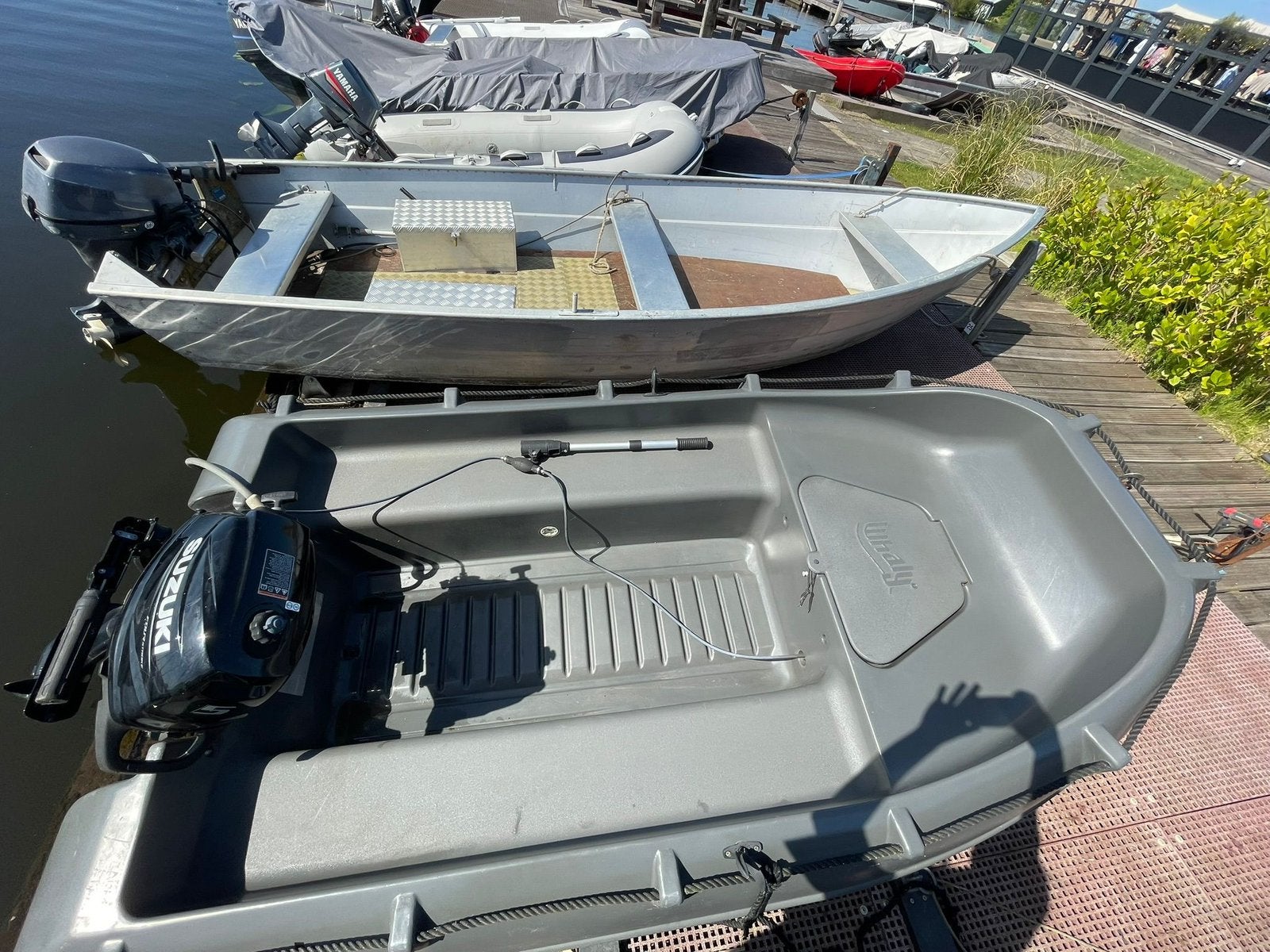 Wahly 2,70 met buitenboordmotor tekoop, Ophalen, Zo goed als nieuw