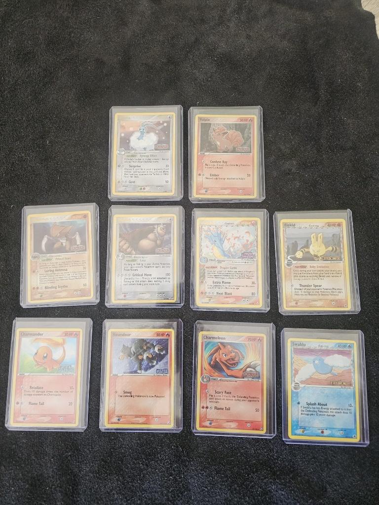 Pokemon kaarten ex era. Stamped holo's., Ophalen of Verzenden, Gebruikt, Meerdere kaarten, Foil