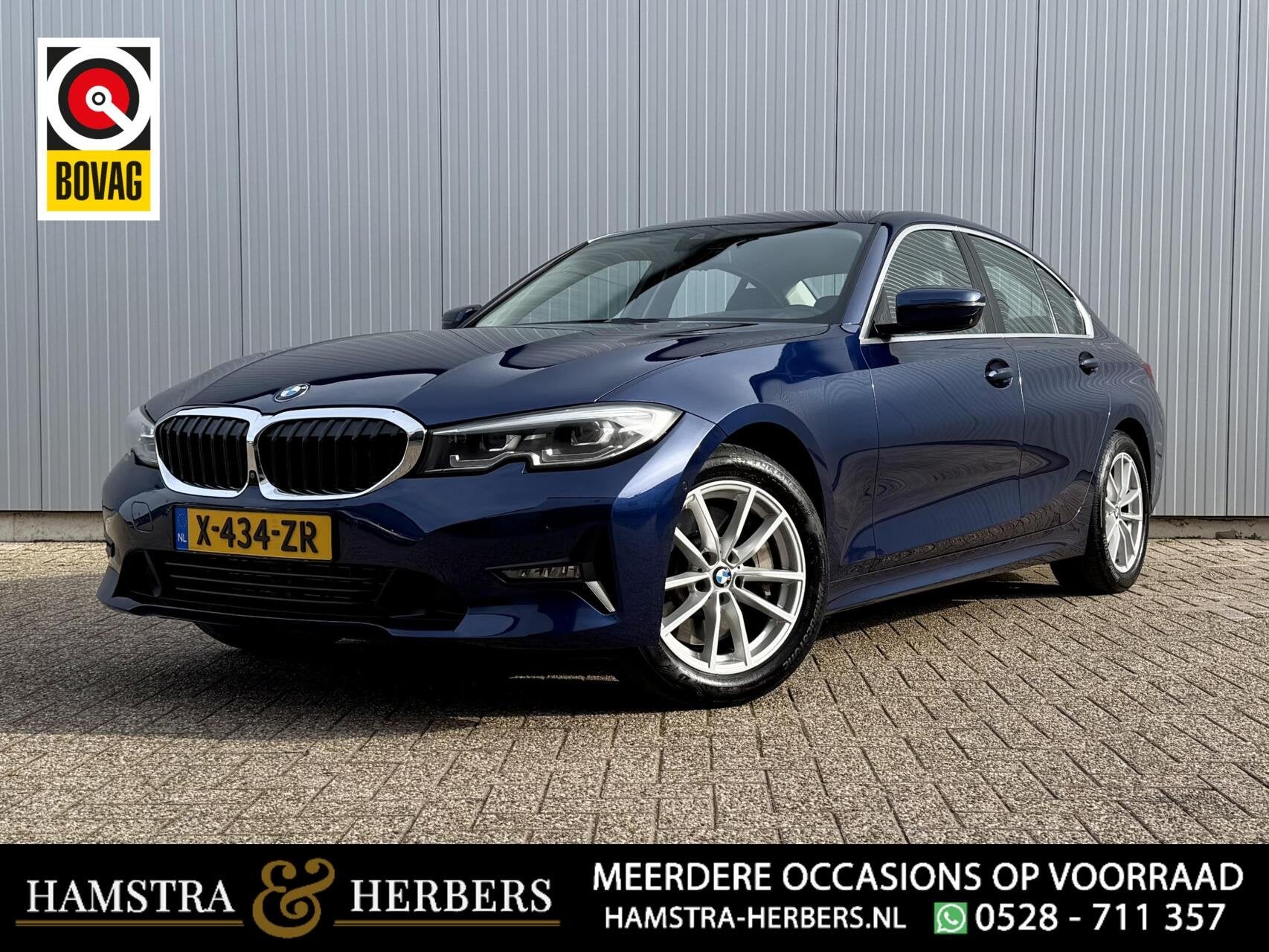BMW 3-serie 330i High Executive Edition blauw, Auto's, BMW, Automaat, 1998 cc, Achterwielaandrijving, Gebruikt