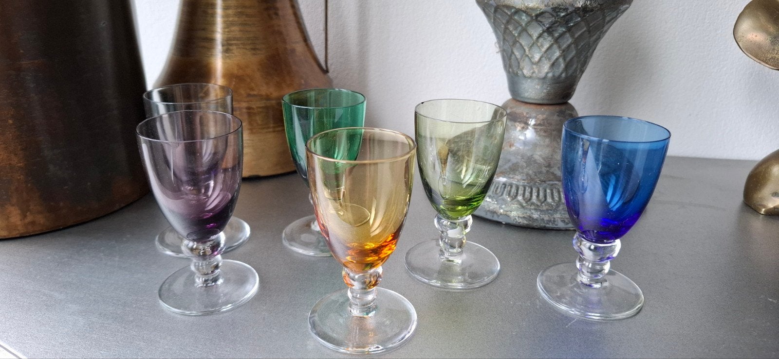 Vintage glaasjes, Antiek en Kunst, Antiek | Glas en Kristal, Ophalen