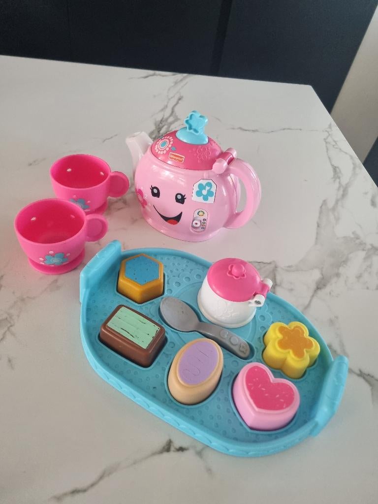 Fisherprice leerplezier theeservies speelgoed, Kinderen en Baby's, Speelgoed | Fisher-Price, Ophalen of Verzenden, Zo goed als nieuw
