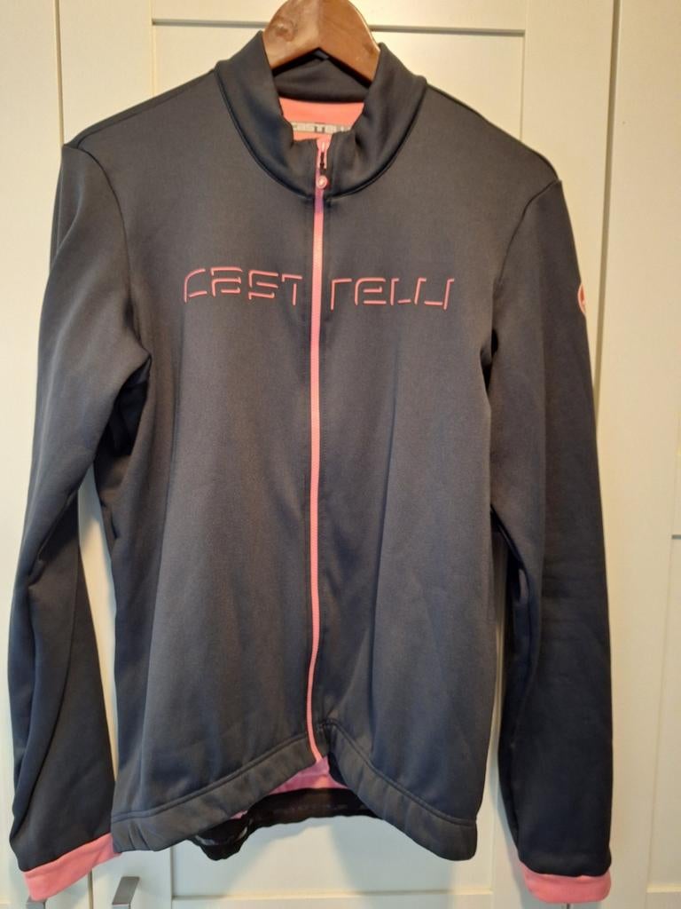 Castelli Fietsjack - Zwart/Roze  (Orgineel), Castelli, Heren, Ophalen of Verzenden, Zo goed als nieuw