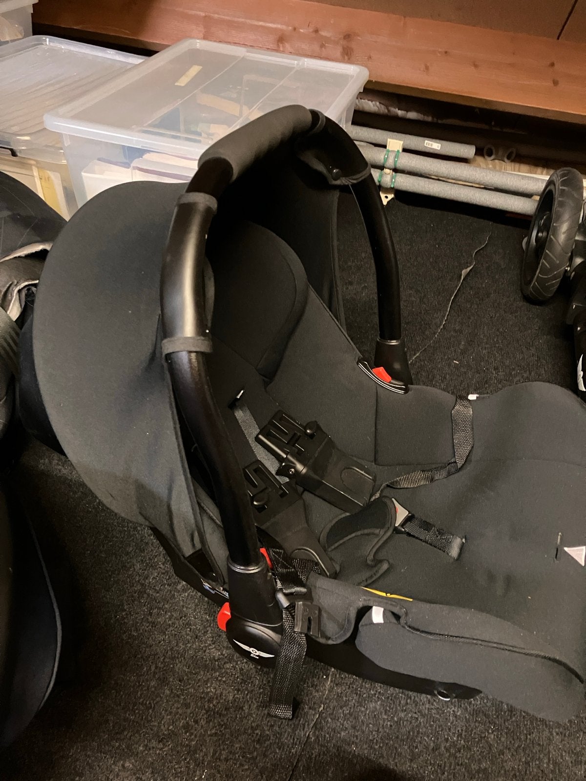 ZGAN Slee World kinderwagen, autostoel met Isofix base, Overige merken, Gebruikt, Isofix, 0 t/m 13 kg