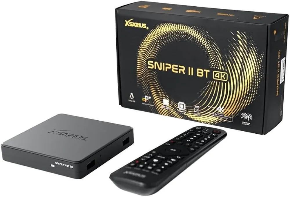 Xsarius Sniper 2BT 4K ontvanger - Zo goed als nieuw, Ophalen of Verzenden, Zo goed als nieuw, Decoder