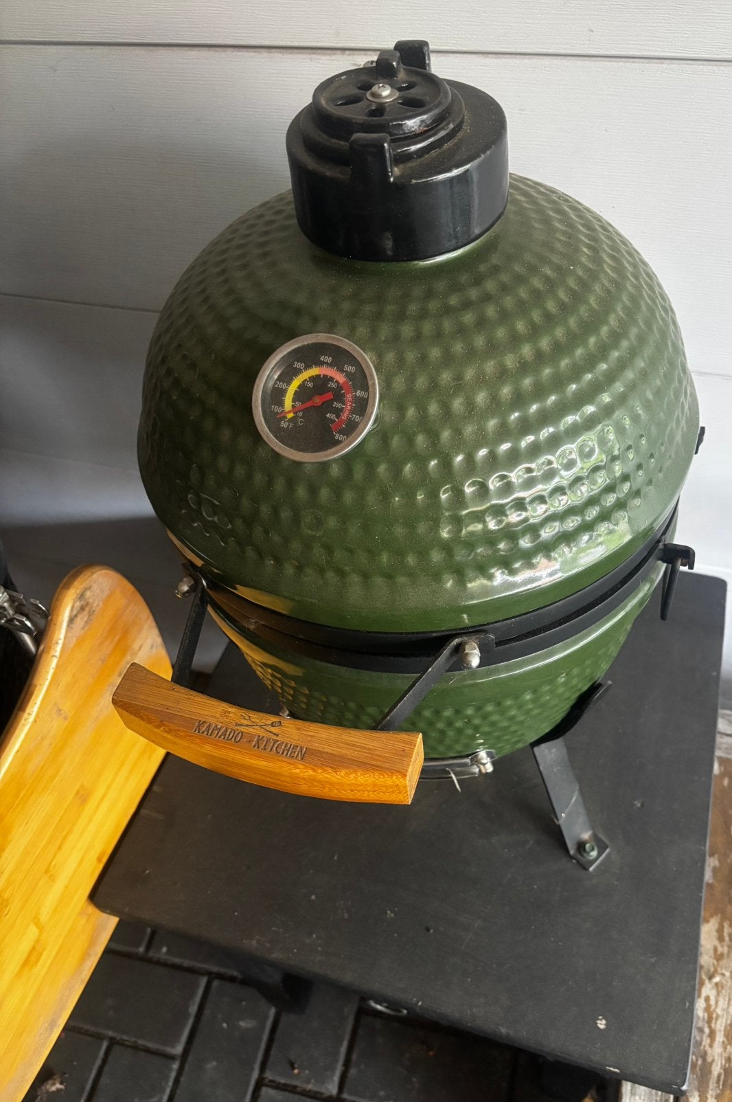 Kamado tafel bbq, Ophalen, Gebruikt