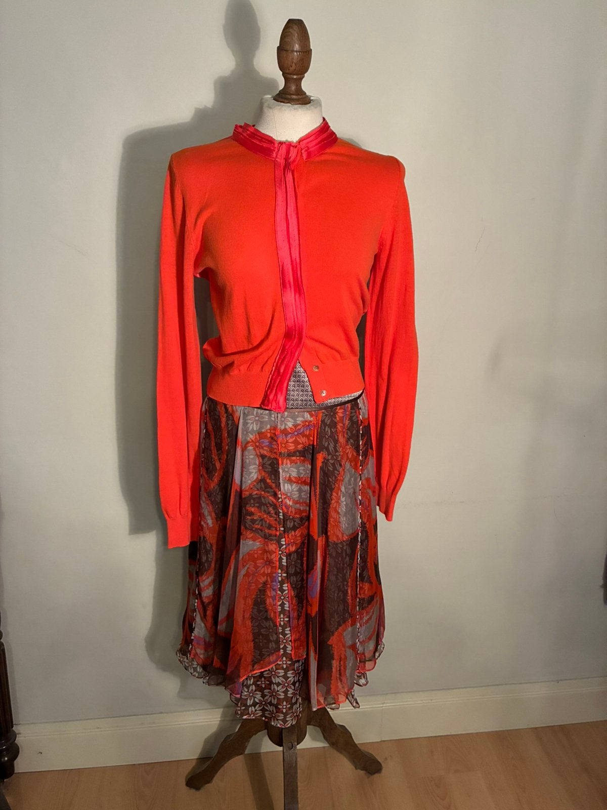 STILLS ROK MIDI 100% SILK, Overige kleuren, Verzenden, Maat 42/44 (L), Zo goed als nieuw