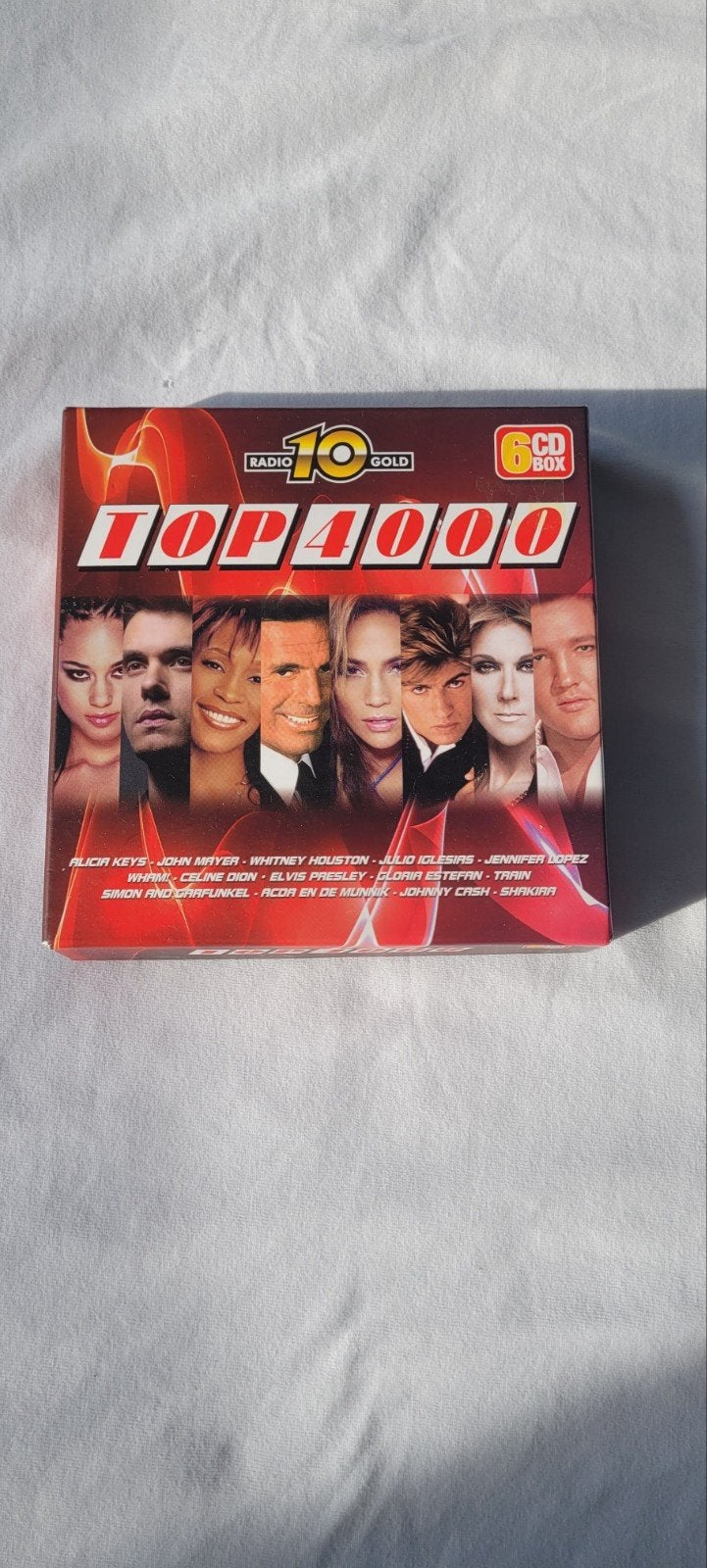 Top 4000 radio 10 Gold 6 cd's box, Boxset, Inclusief doosje, Ophalen of Verzenden, Zo goed als nieuw