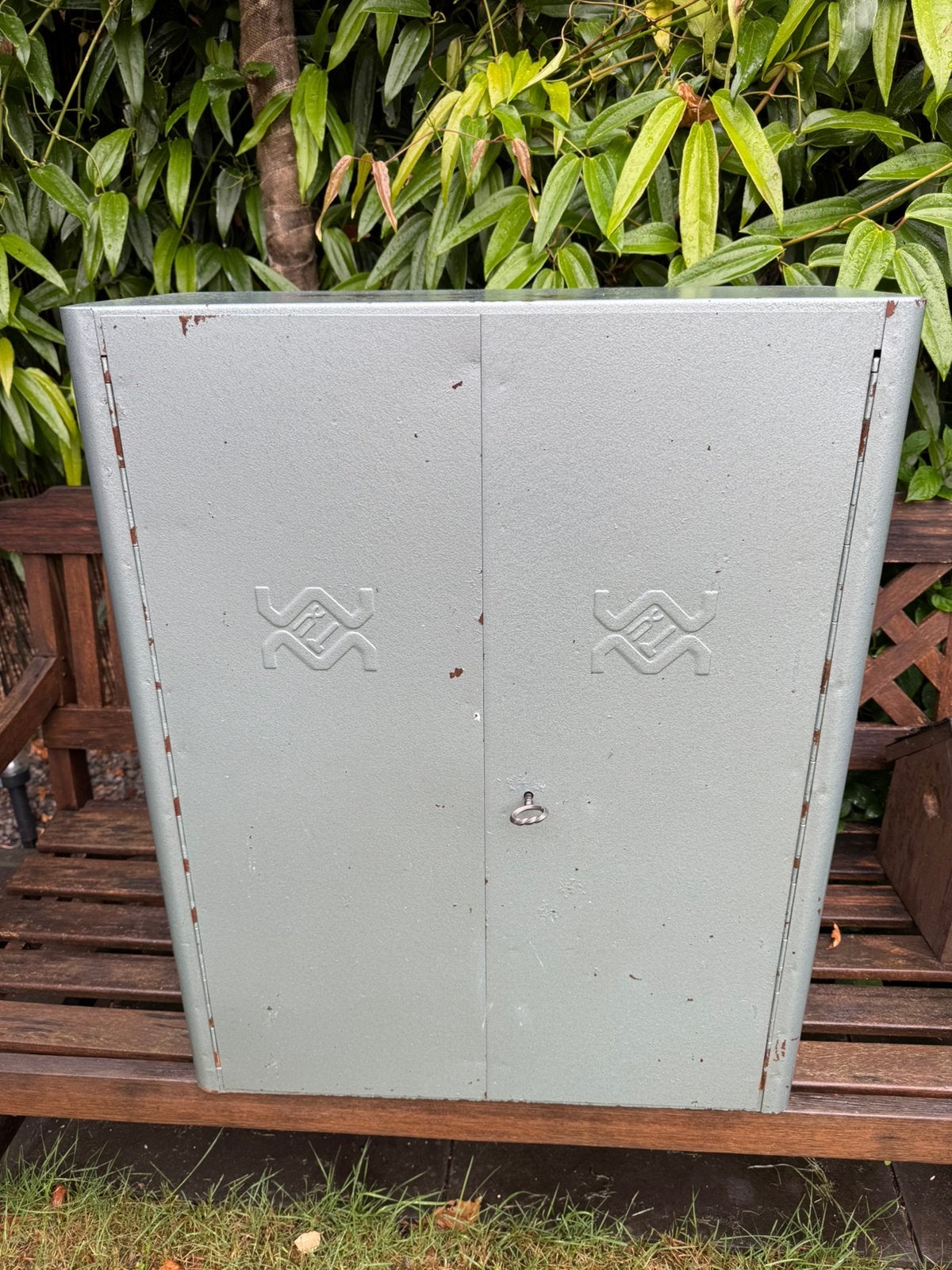 Vintage metalen gereedschapskast IZGST, Ophalen