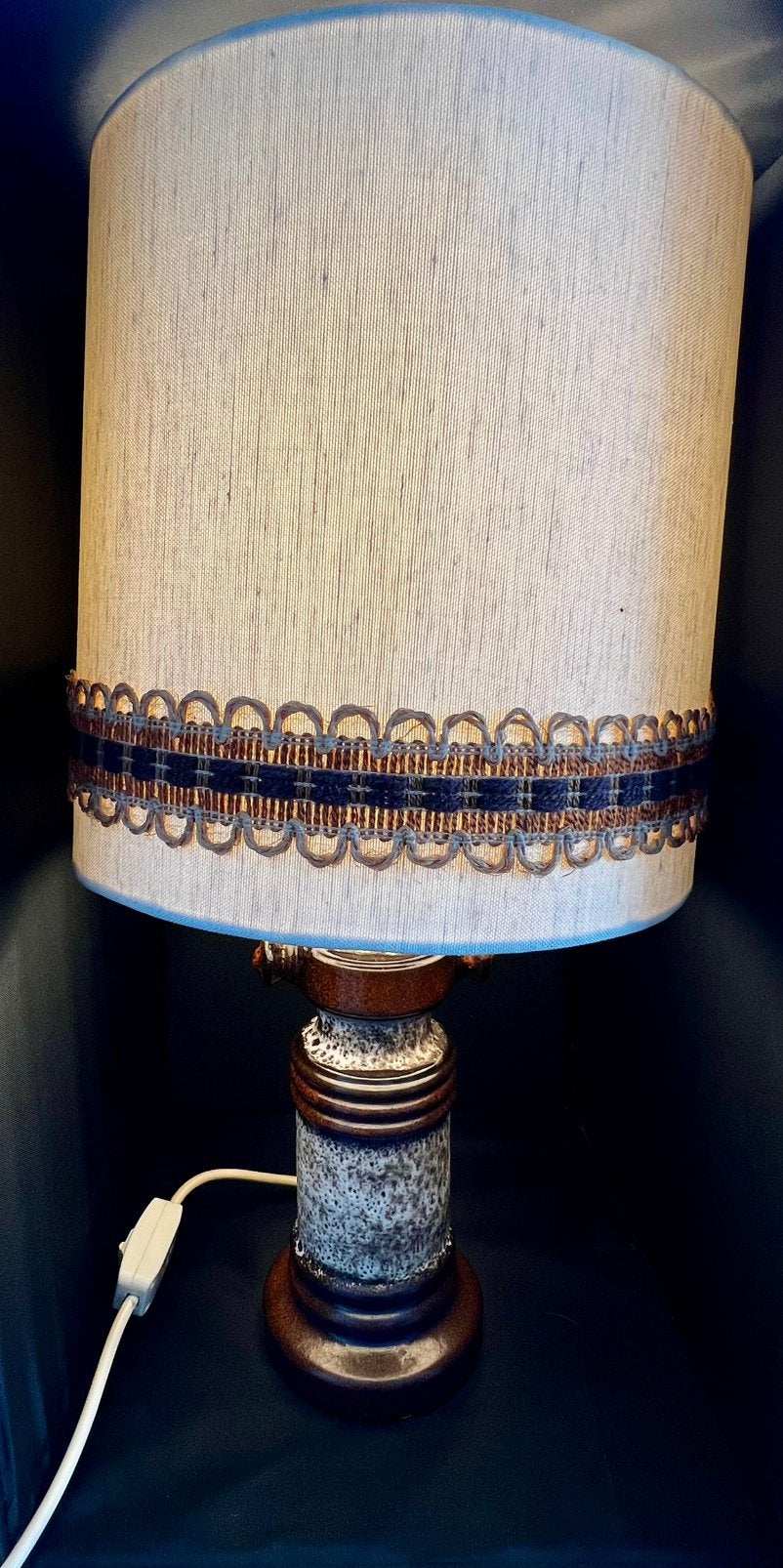Vintage keramische tafellamp | West Germany | 60/70s, Huis en Inrichting, Lampen | Tafellampen, Gebruikt, Keramiek, Schemerlamp