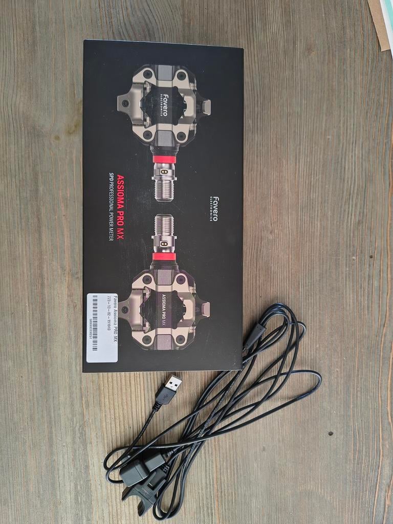 Favero Assioma PRO MX-2 SPD pedalen met dubbele powermeter, Fietsen en Brommers, Fietsonderdelen, Nieuw, Crankstel of Pedalen