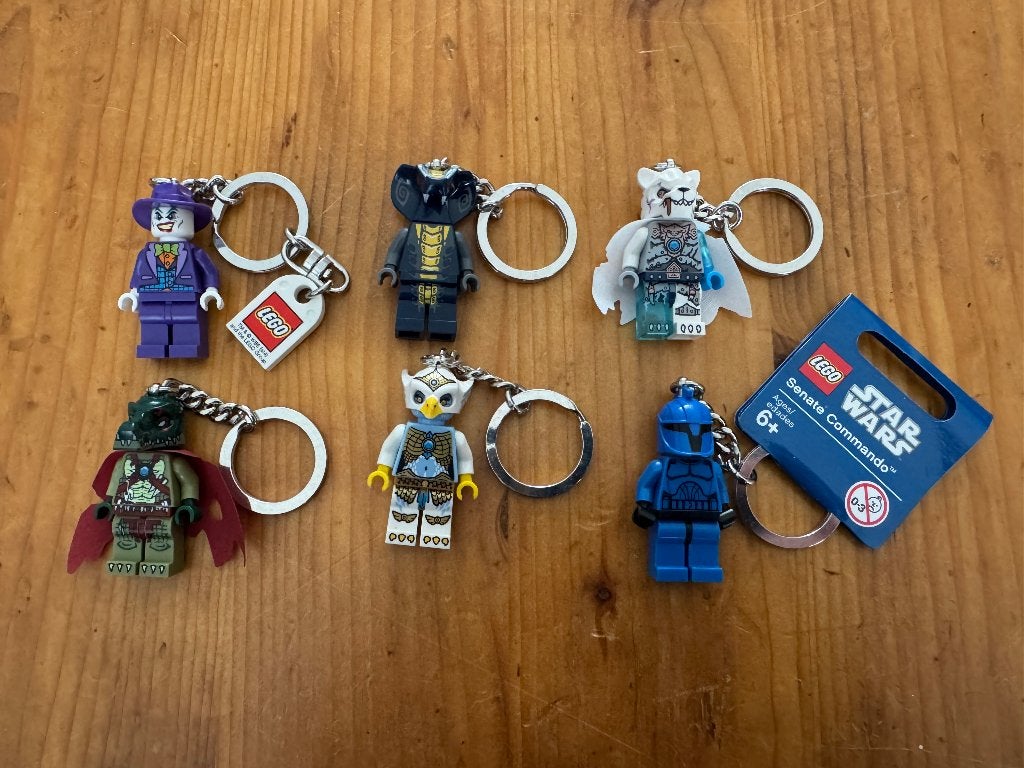 LEGO Keychains, Ophalen, Zo goed als nieuw, Sleutelhanger, Lego