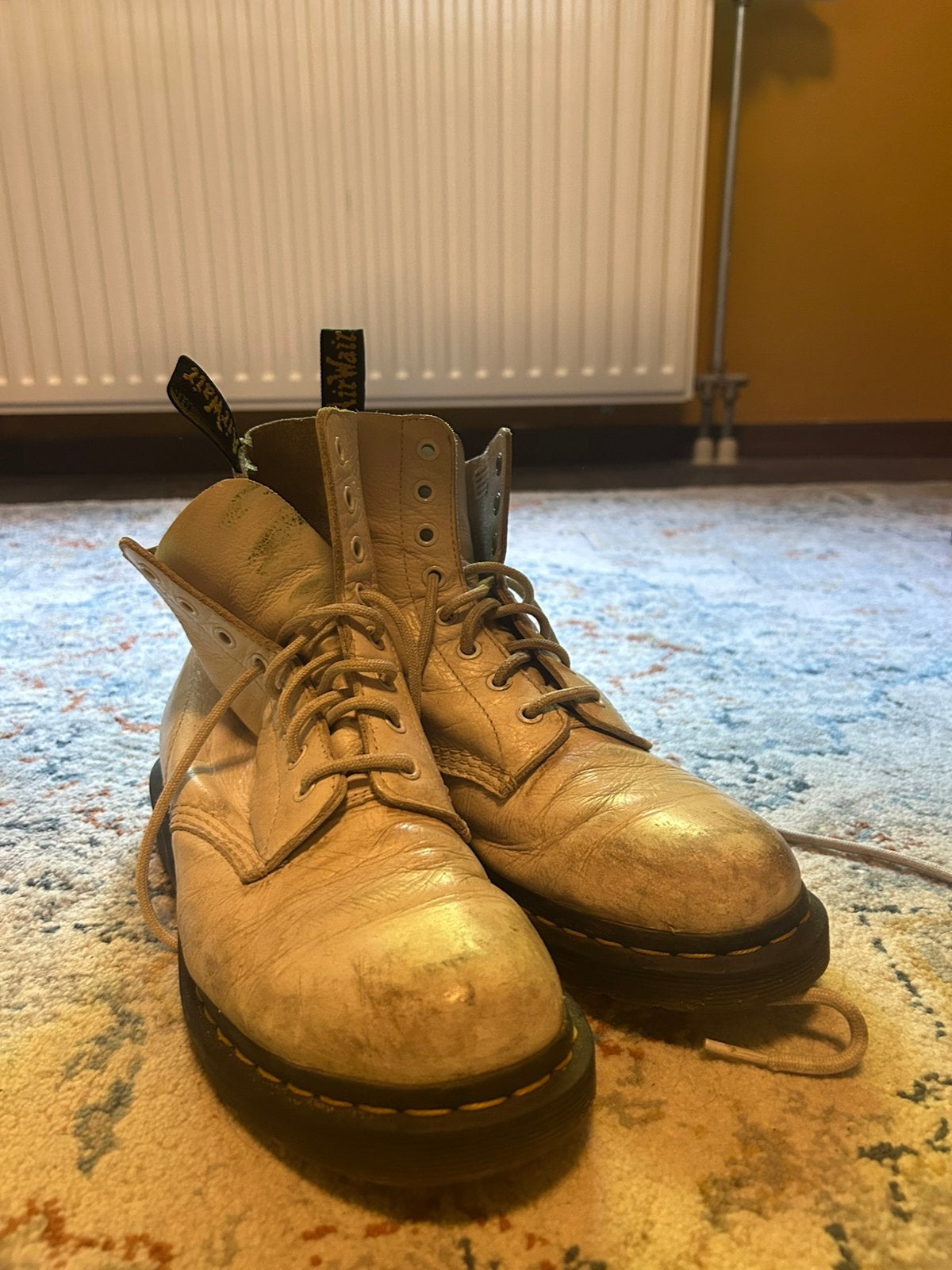 Dr Martens boots EU maat 41, Ophalen, Wit, Boots, Gedragen