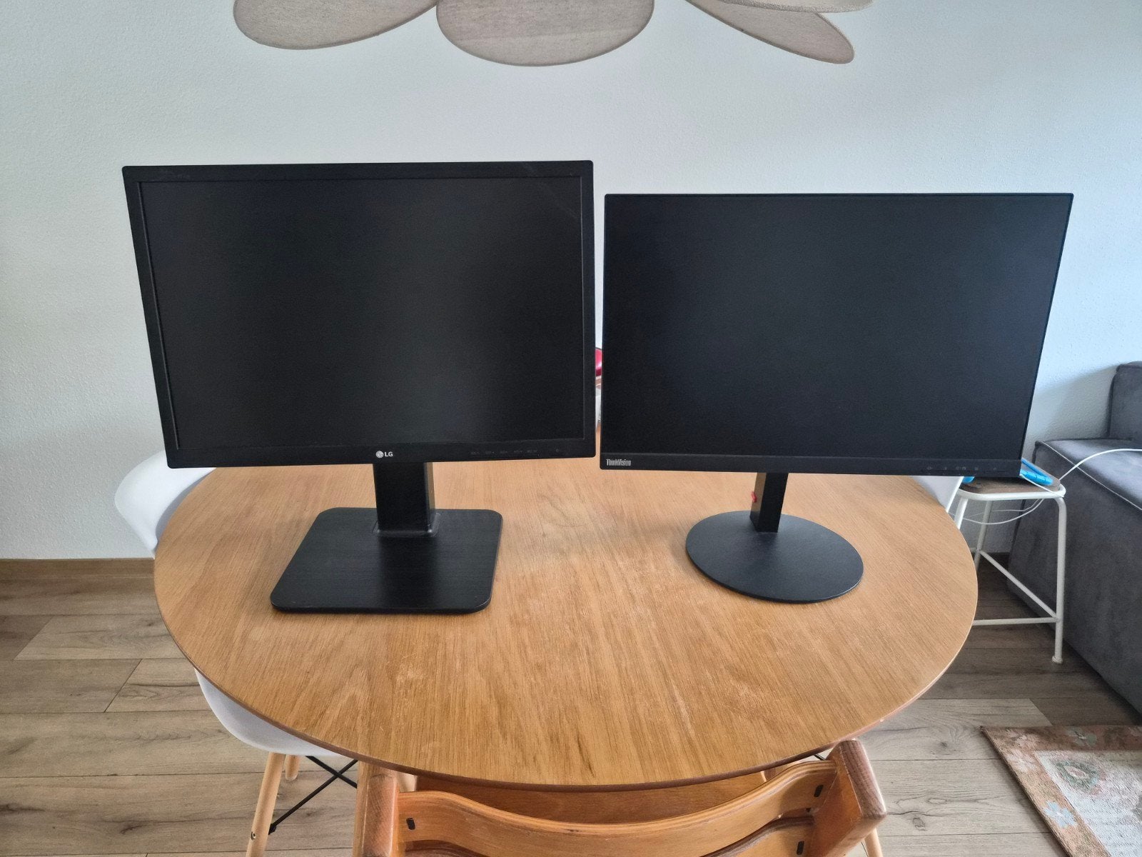 Lenovo ThinkVision en LG monitoren - horizontaal/verticaal, Ophalen