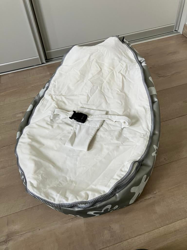 Doomoo baby zitzak, Huis en Inrichting, Zitzakken, Ophalen, Gebruikt, Grijs