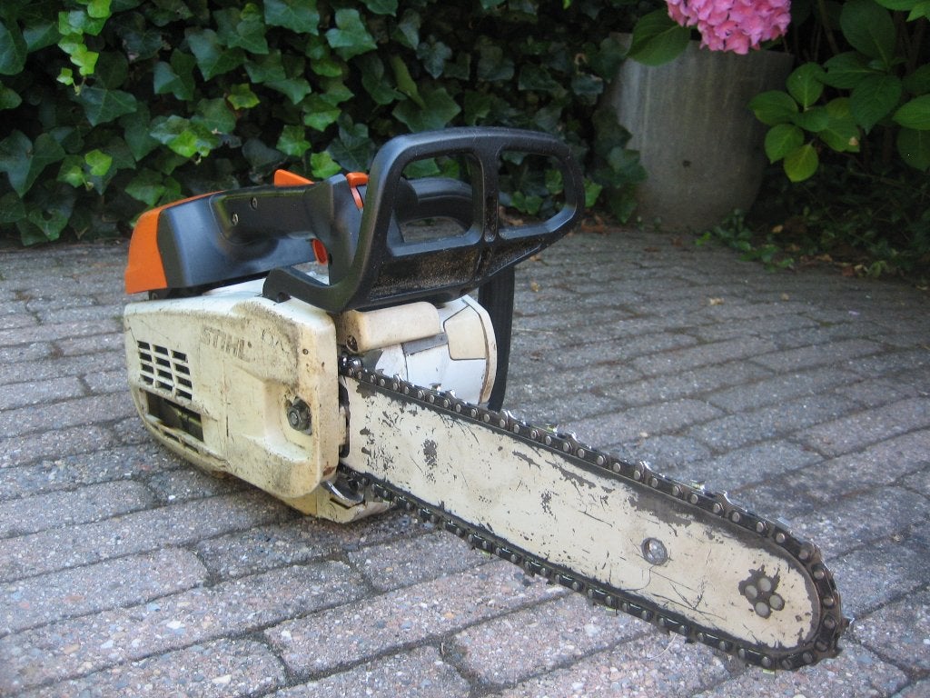 Stihl MS201TC Motorkettingzaag Kettingzaag Benzine M-tronic, Ophalen, Gebruikt, Overige soorten, STIHL