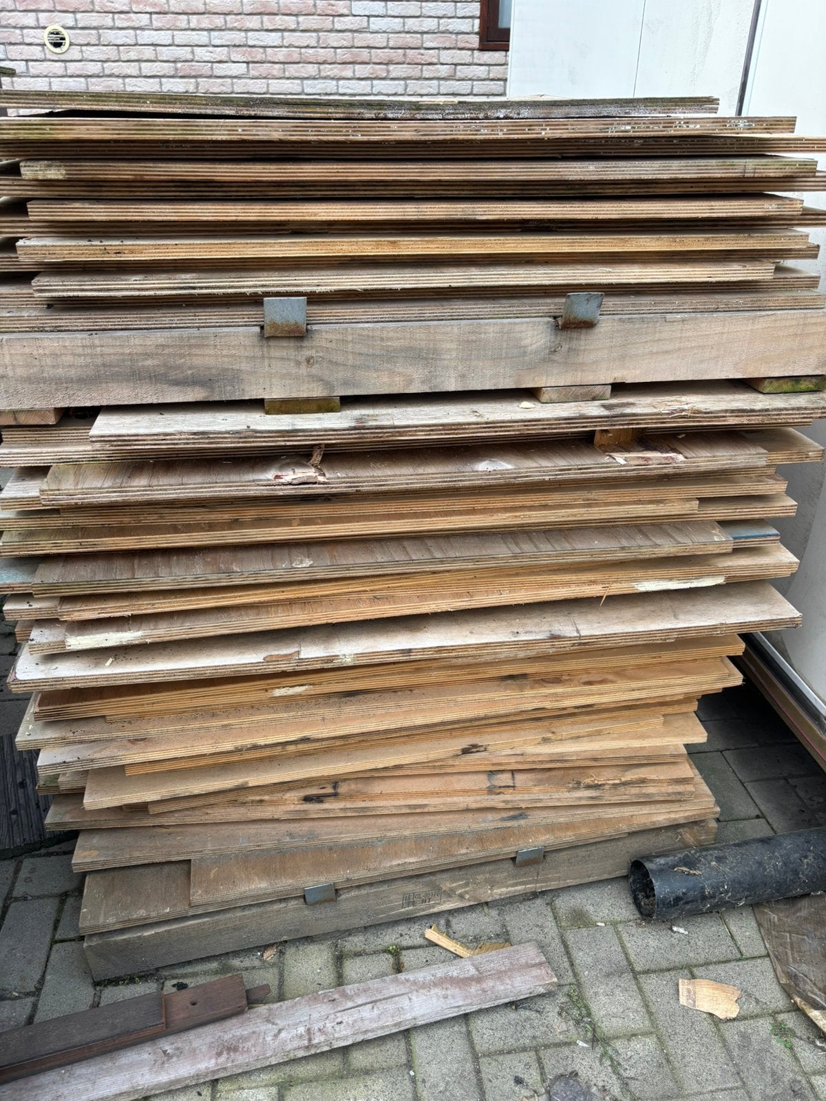 Underlayment platen 20mm, Doe-het-zelf en Verbouw, Ophalen, Gebruikt, Hout
