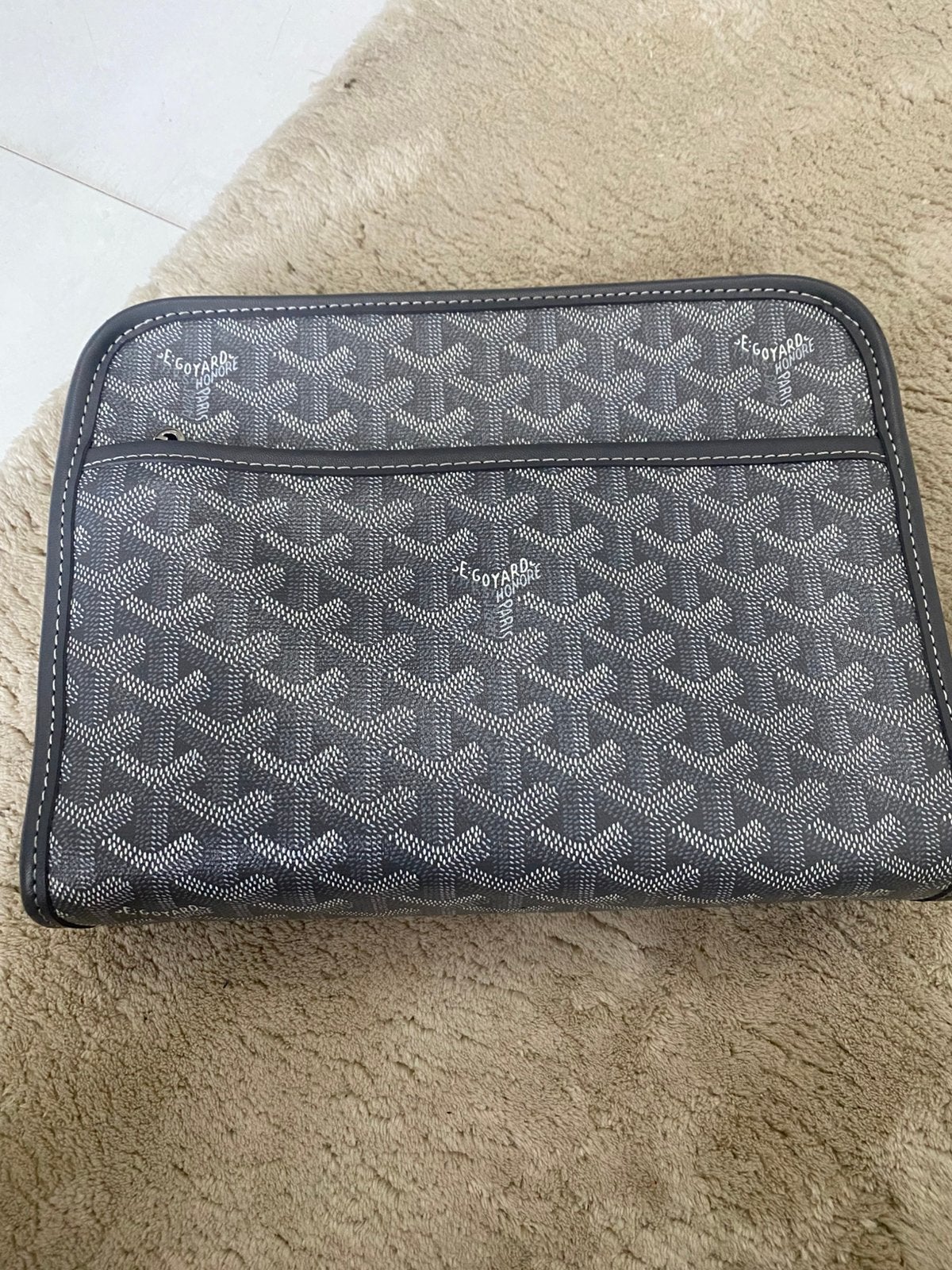 Goyard tas heren, Overige merken, Ophalen of Verzenden, Zo goed als nieuw, Grijs