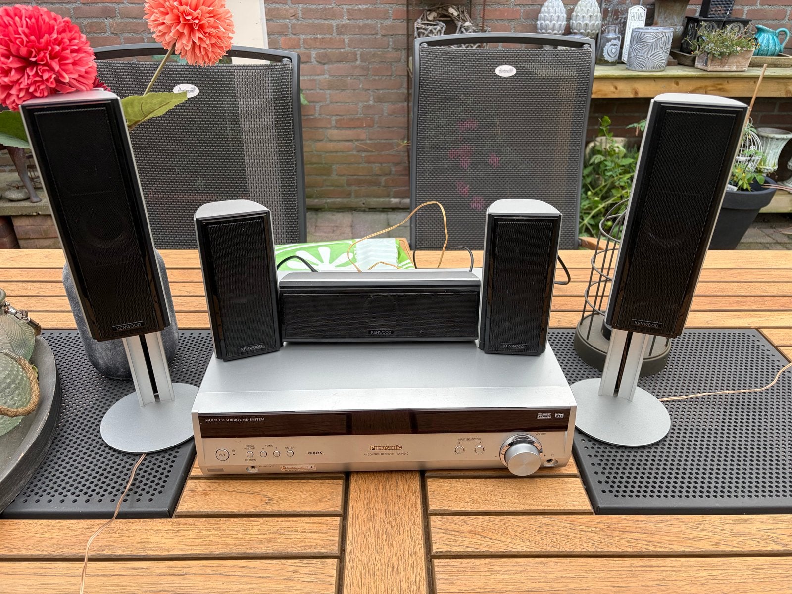 Kenwood/Panasonic Home Cinema Set - 5.1 Surround Systeem, Overige merken, Gebruikt, Ophalen of Verzenden, 5.1-systeem