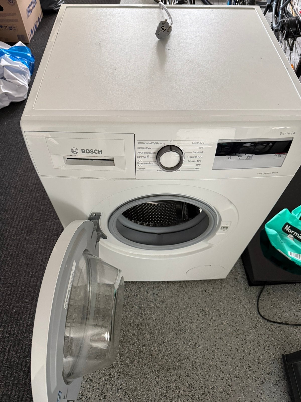 Bosch serie 4 wasmachine, Ophalen, Gebruikt, Minder dan 85 cm, Voorlader