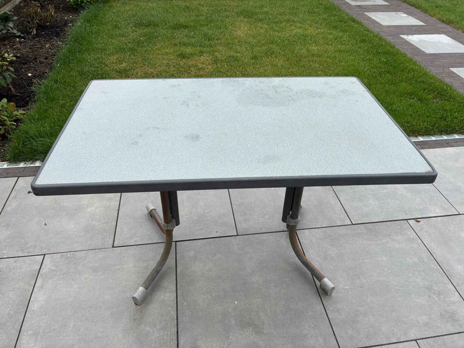 Tuintafel, Tuin en Terras, Tuintafels, Ophalen, Gebruikt, Rechthoekig