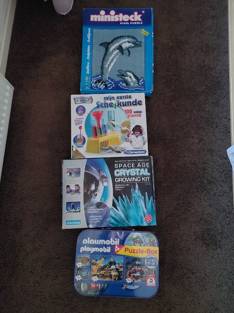 Ministeck Dolfijn Scheikunde Crystal Playmobil Sint tip, Ophalen of Verzenden, Nieuw, Knutselen