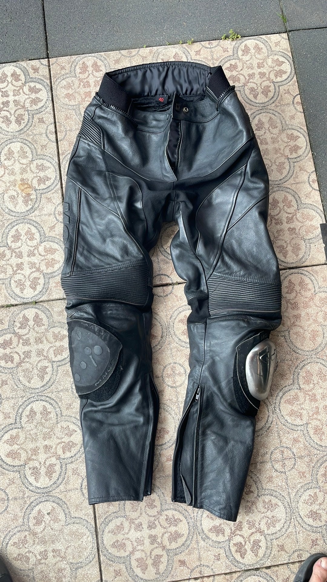 Dames motorbroek mqp, Motoren, Ophalen of Verzenden, Tweedehands, Dames, Broek | leer