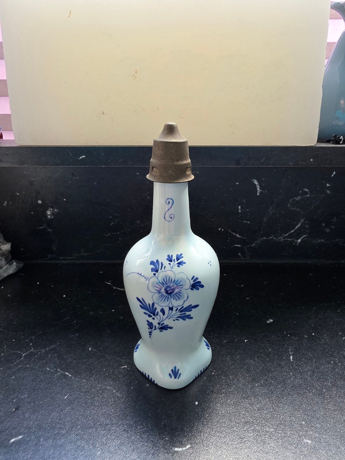 Antiek Delfts blauw maggi flesje, OXO ., Antiek en Kunst, Ophalen