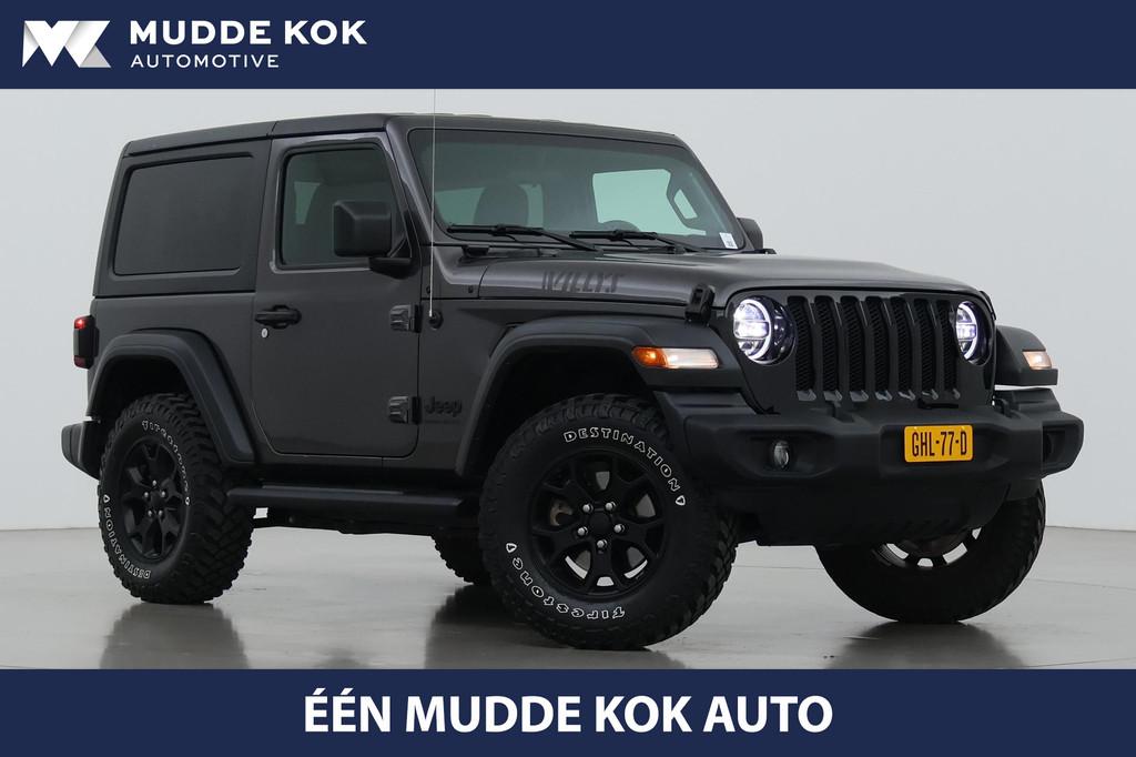 Jeep Wrangler 3.6T Willy's | Automaat | Trekhaak | Camera |, Auto's, Jeep, Automaat, Stof, Cabriolet, 4 stoelen