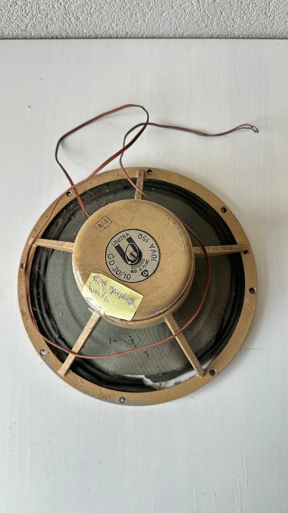 Unitra luidspreker voor jukebox 10VA 15 Ohm, reparatie nodig, Verzamelen, Ophalen of Verzenden, Gebruikt, 1950 tot 1960, Overige merken