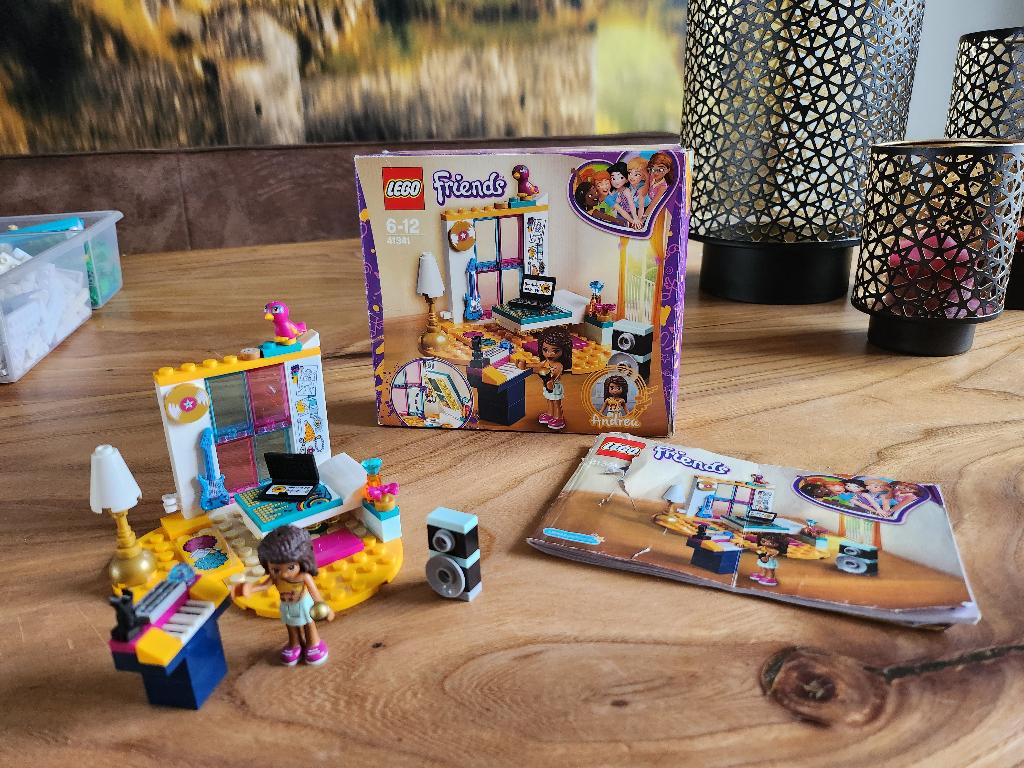Lego Friends Andrea's Slaapkamer 41341 - compleet in doos., Lego, Friends, Ophalen of Verzenden, Zo goed als nieuw