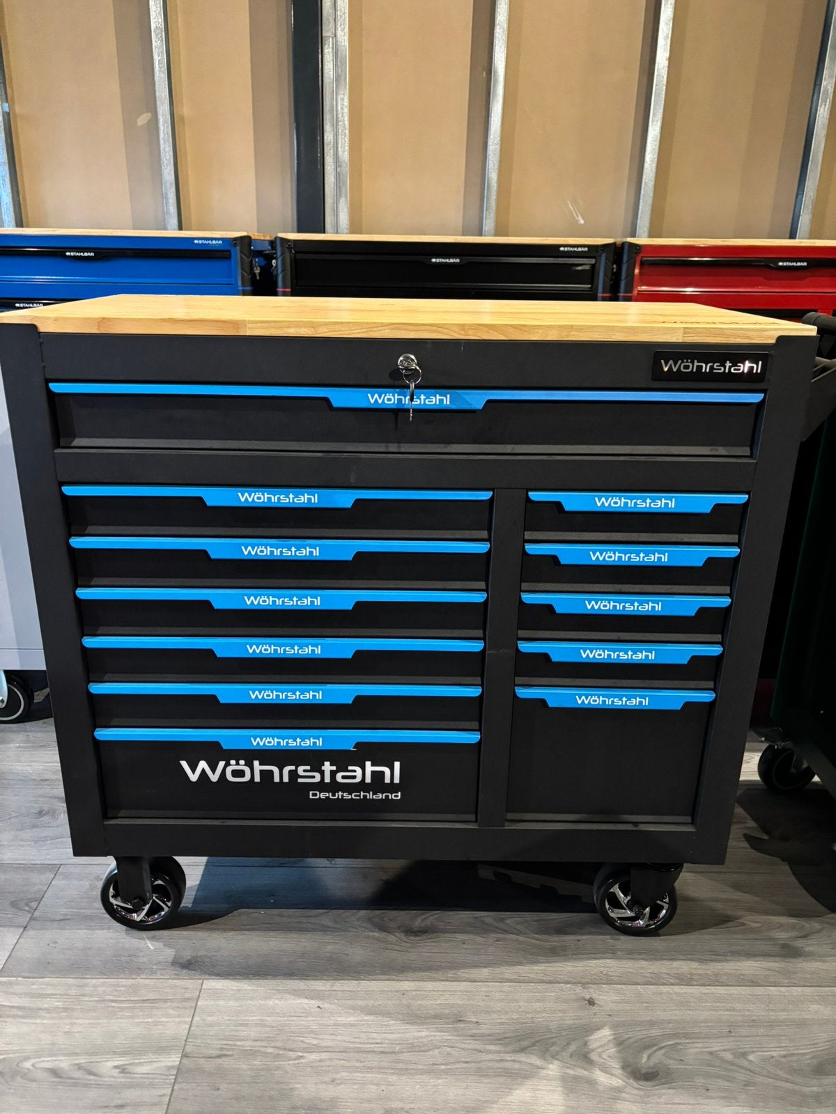 NIEUW Wöhrstahl Professional Gereedschapswagen 10/12 Gevuld, Auto diversen, Dr.Nolenslaan 157E 6136GM Sittard, Nieuw, Ophalen of Verzenden