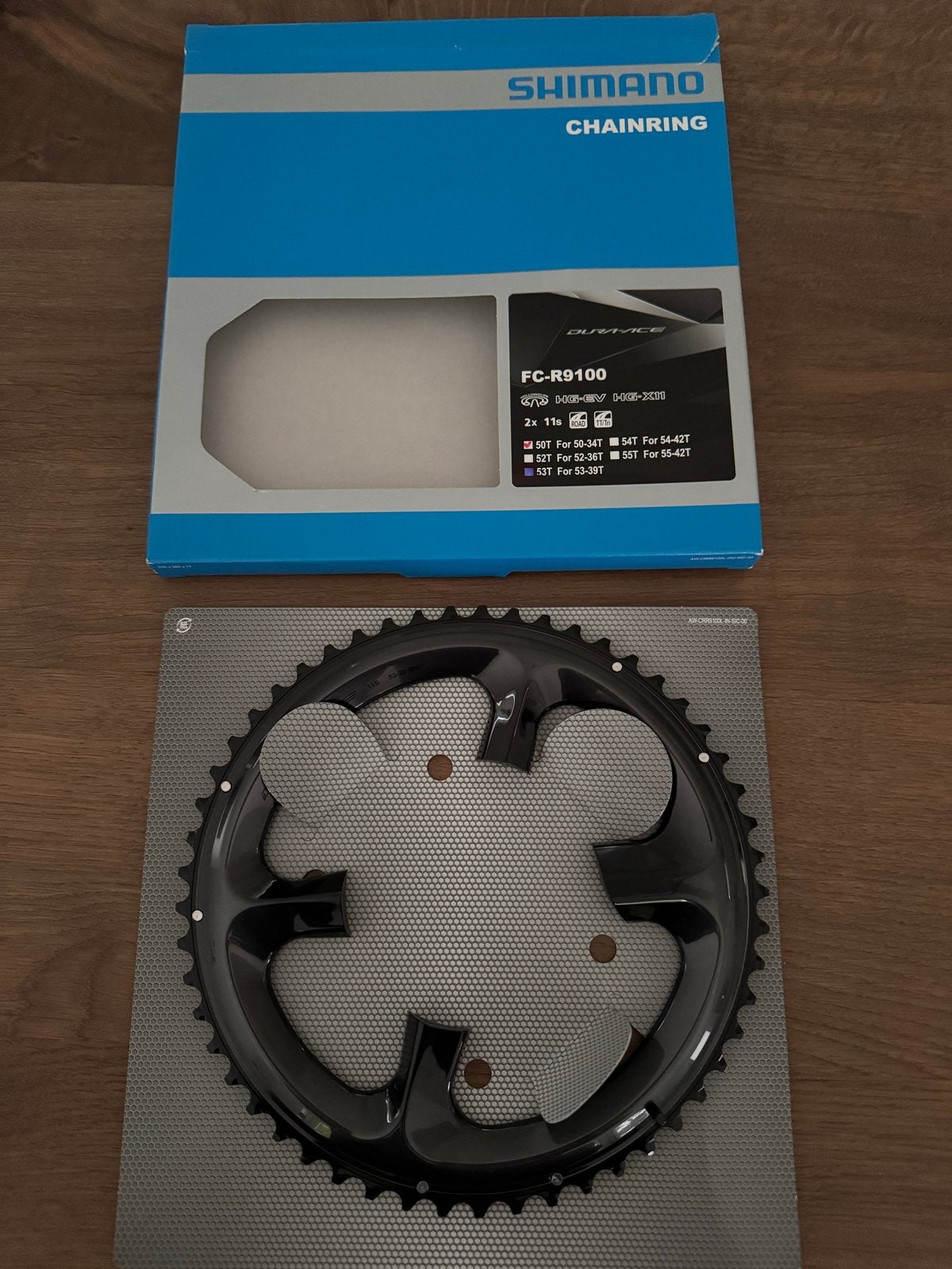 Shimano Dura Ace FC-R9100 Tandwielen 53/39T, Fietsen en Brommers, Fietsonderdelen, Nieuw, Aluminium, Racefiets, Ophalen