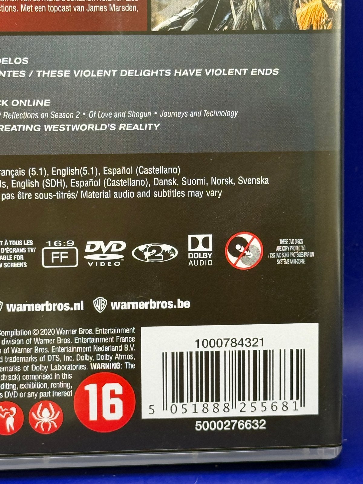 Westworld box complete Seizoen 2 The Door dvd NLO ZGAN, Engels, Vanaf 16 jaar, Verzenden, Nederlands