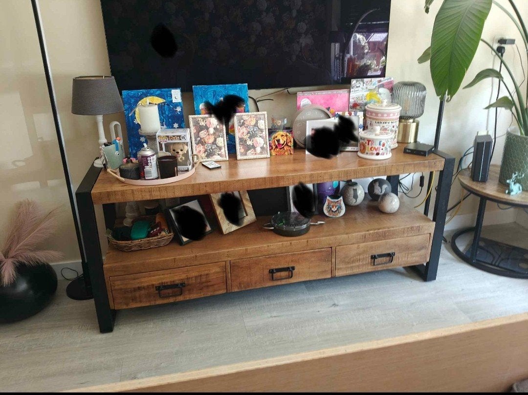 Mango TV kast, gebruikt maar netjes, Huis en Inrichting, Kasten | Televisiemeubels, Gebruikt, 100 tot 150 cm, Minder dan 100 cm