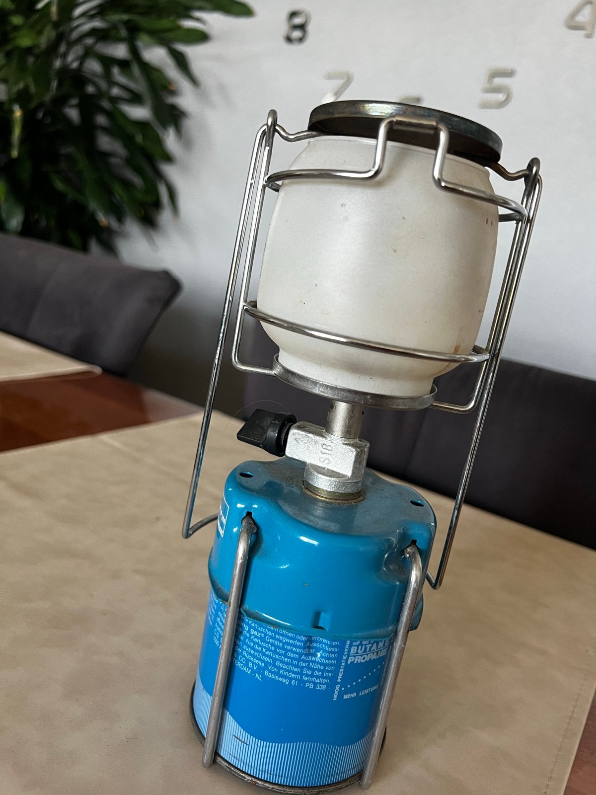 Campingaz Lumogaz N 206 gaslamp, Ophalen of Verzenden, Gebruikt